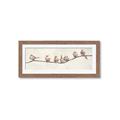 Picture of Birds on Wooden Branch _GroupedProduct_Panel_Landscape_Framed_Matted_