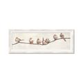 Picture of Birds on Wooden Branch _GroupedProduct_Panel_Landscape_Framed_Matted_
