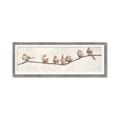 Picture of Birds on Wooden Branch _GroupedProduct_Panel_Landscape_Framed_Matted_