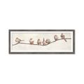 Picture of Birds on Wooden Branch _GroupedProduct_Panel_Landscape_Framed_Matted_