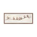 Picture of Birds on Wooden Branch _GroupedProduct_Panel_Landscape_Framed_Matted_