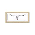 Picture of Stretched Skull   _GroupedProduct_Panel_Landscape_Framed_Matted_