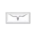 Picture of Stretched Skull   _GroupedProduct_Panel_Landscape_Framed_Matted_