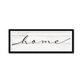 Picture of Home on Wood Panel _GroupedProduct_Panel_Landscape_Framed_Matted_