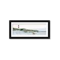 Picture of View of a lighthouse _GroupedProduct_Panel_Landscape_Photography _GroupedProduct_Panel_Landscape_Framed_Matted_