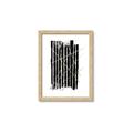 Picture of Black With Gold Fine Lines _GroupedProduct_Rectangle_Portrait_Framed_Matted_