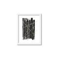 Picture of Black With Gold Fine Lines _GroupedProduct_Rectangle_Portrait_Framed_Matted_