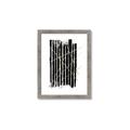 Picture of Black With Gold Fine Lines _GroupedProduct_Rectangle_Portrait_Framed_Matted_