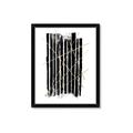 Picture of Black With Gold Fine Lines _GroupedProduct_Rectangle_Portrait_Framed_Matted_