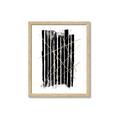 Picture of Black With Gold Fine Lines _GroupedProduct_Rectangle_Portrait_Framed_Matted_