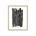 Picture of Black With Gold Fine Lines _GroupedProduct_Rectangle_Portrait_Framed_Matted_