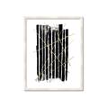 Picture of Black With Gold Fine Lines _GroupedProduct_Rectangle_Portrait_Framed_Matted_