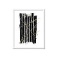 Picture of Black With Gold Fine Lines _GroupedProduct_Rectangle_Portrait_Framed_Matted_
