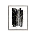 Picture of Black With Gold Fine Lines _GroupedProduct_Rectangle_Portrait_Framed_Matted_