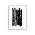 Picture of Black With Gold Fine Lines _GroupedProduct_Rectangle_Portrait_Framed_Matted_