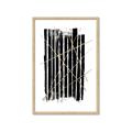 Picture of Black With Gold Fine Lines _GroupedProduct_Rectangle_Portrait_Framed_Matted_