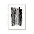 Picture of Black With Gold Fine Lines _GroupedProduct_Rectangle_Portrait_Framed_Matted_