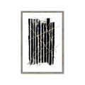 Picture of Black With Gold Fine Lines _GroupedProduct_Rectangle_Portrait_Framed_Matted_