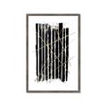 Picture of Black With Gold Fine Lines _GroupedProduct_Rectangle_Portrait_Framed_Matted_