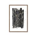 Picture of Black With Gold Fine Lines _GroupedProduct_Rectangle_Portrait_Framed_Matted_