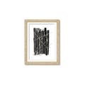 Picture of Black With Gold Fine Lines _GroupedProduct_Rectangle_Portrait_Framed_Matted_