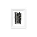 Picture of Black With Gold Fine Lines _GroupedProduct_Rectangle_Portrait_Framed_Matted_