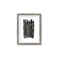Picture of Black With Gold Fine Lines _GroupedProduct_Rectangle_Portrait_Framed_Matted_