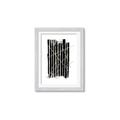 Picture of Black With Gold Fine Lines _GroupedProduct_Rectangle_Portrait_Framed_Matted_