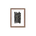 Picture of Black With Gold Fine Lines _GroupedProduct_Rectangle_Portrait_Framed_Matted_