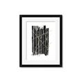 Picture of Black With Gold Fine Lines _GroupedProduct_Rectangle_Portrait_Framed_Matted_