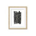 Picture of Black With Gold Fine Lines _GroupedProduct_Rectangle_Portrait_Framed_Matted_