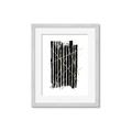 Picture of Black With Gold Fine Lines _GroupedProduct_Rectangle_Portrait_Framed_Matted_