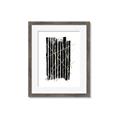 Picture of Black With Gold Fine Lines _GroupedProduct_Rectangle_Portrait_Framed_Matted_