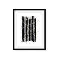 Picture of Black With Gold Fine Lines _GroupedProduct_Rectangle_Portrait_Framed_Matted_