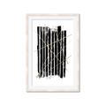 Picture of Black With Gold Fine Lines _GroupedProduct_Rectangle_Portrait_Framed_Matted_