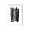Picture of Black With Gold Fine Lines _GroupedProduct_Rectangle_Portrait_Framed_Matted_
