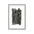 Picture of Black With Gold Fine Lines _GroupedProduct_Rectangle_Portrait_Framed_Matted_
