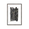 Picture of Black With Gold Fine Lines _GroupedProduct_Rectangle_Portrait_Framed_Matted_