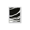Picture of With Back & White  Lines _GroupedProduct_Rectangle_Portrait_Framed_Matted_