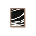 Picture of With Back & White  Lines _GroupedProduct_Rectangle_Portrait_Framed_Matted_