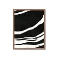 Picture of With Back & White  Lines _GroupedProduct_Rectangle_Portrait_Framed_Matted_