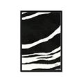 Picture of With Back & White  Lines _GroupedProduct_Rectangle_Portrait_Framed_Matted_
