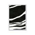 Picture of With Back & White  Lines _GroupedProduct_Rectangle_Portrait_Framed_Matted_