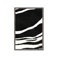 Picture of With Back & White  Lines _GroupedProduct_Rectangle_Portrait_Framed_Matted_