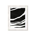 Picture of With Back & White  Lines _GroupedProduct_Rectangle_Portrait_Framed_Matted_