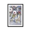 Picture of Bottle Neck Vase _GroupedProduct_Rectangle_Portrait_Framed_Matted_