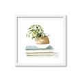 Picture of Pot On The Books I _GroupedProduct_Square_Framed_Matted_