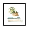 Picture of Pot On The Books I _GroupedProduct_Square_Framed_Matted_