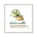 Picture of Pot On The Books I _GroupedProduct_Square_Framed_Matted_