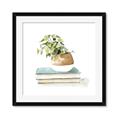 Picture of Pot On The Books I _GroupedProduct_Square_Framed_Matted_